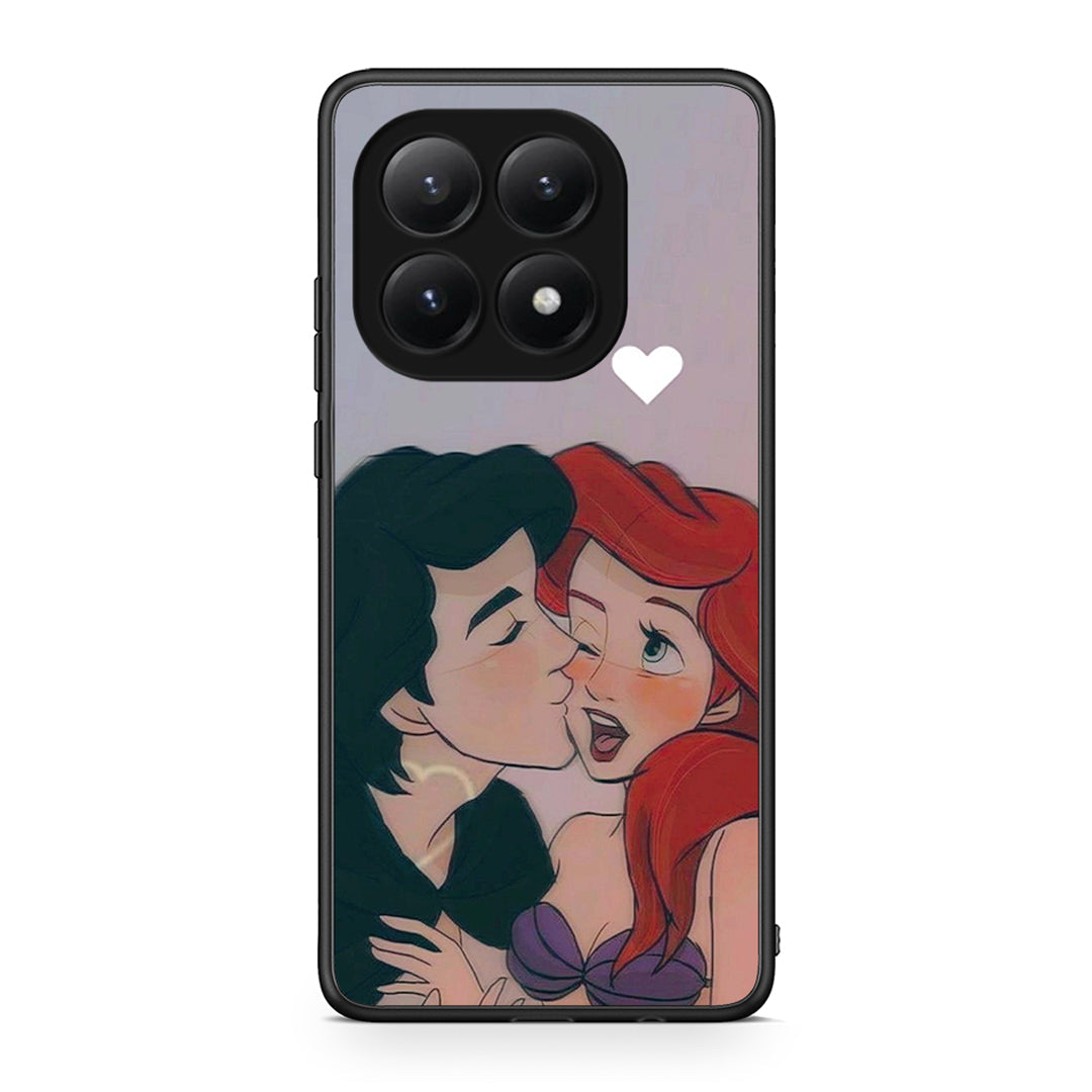 Xiaomi 15T Mermaid Love Θήκη Αγίου Βαλεντίνου από τη Smartfits με σχέδιο στο πίσω μέρος και μαύρο περίβλημα | Smartphone case with colorful back and black bezels by Smartfits