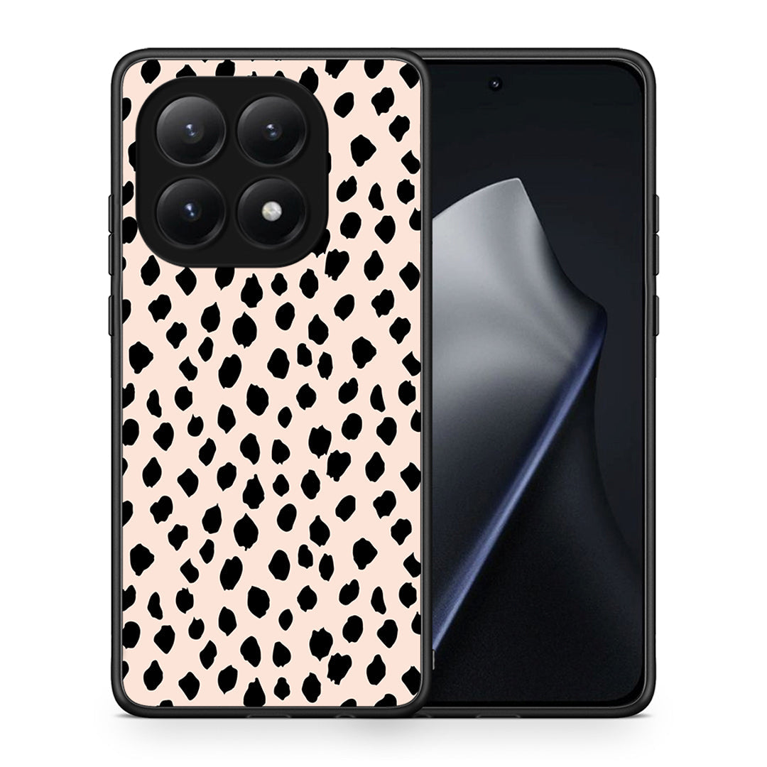 Θήκη Xiaomi 15T New Polka Dots από τη Smartfits με σχέδιο στο πίσω μέρος και μαύρο περίβλημα | Xiaomi 15T New Polka Dots case with colorful back and black bezels