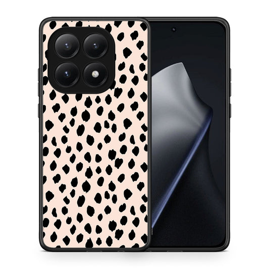 Θήκη Xiaomi 15T New Polka Dots από τη Smartfits με σχέδιο στο πίσω μέρος και μαύρο περίβλημα | Xiaomi 15T New Polka Dots case with colorful back and black bezels
