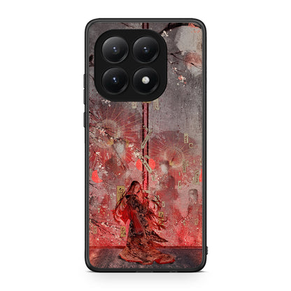 Xiaomi 15T Nezuko Kamado θήκη από τη Smartfits με σχέδιο στο πίσω μέρος και μαύρο περίβλημα | Smartphone case with colorful back and black bezels by Smartfits