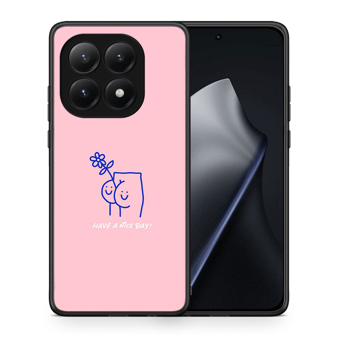 Θήκη Xiaomi 15T Nice Day από τη Smartfits με σχέδιο στο πίσω μέρος και μαύρο περίβλημα | Xiaomi 15T Nice Day case with colorful back and black bezels