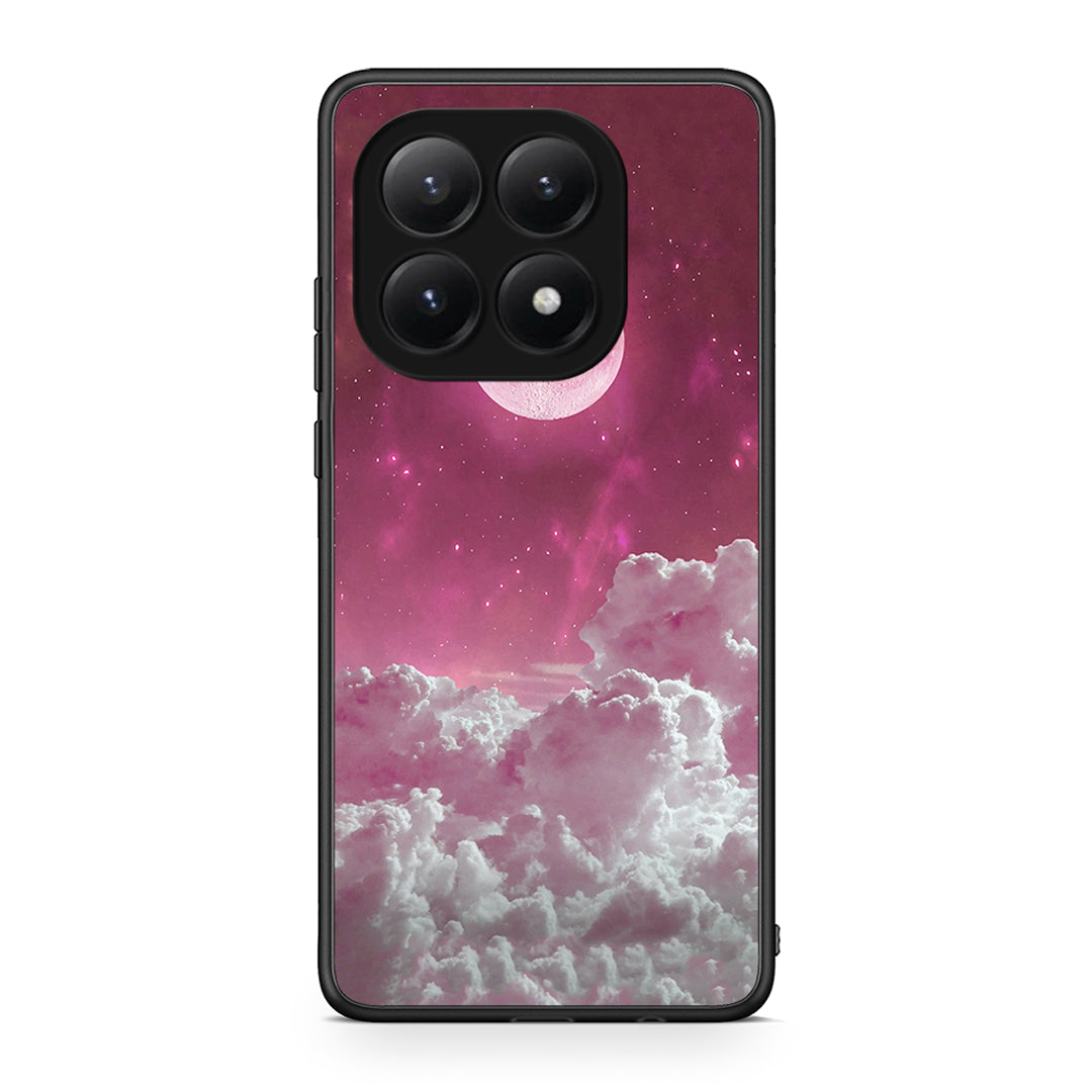 Xiaomi 15T Pink Moon Θήκη από τη Smartfits με σχέδιο στο πίσω μέρος και μαύρο περίβλημα | Smartphone case with colorful back and black bezels by Smartfits