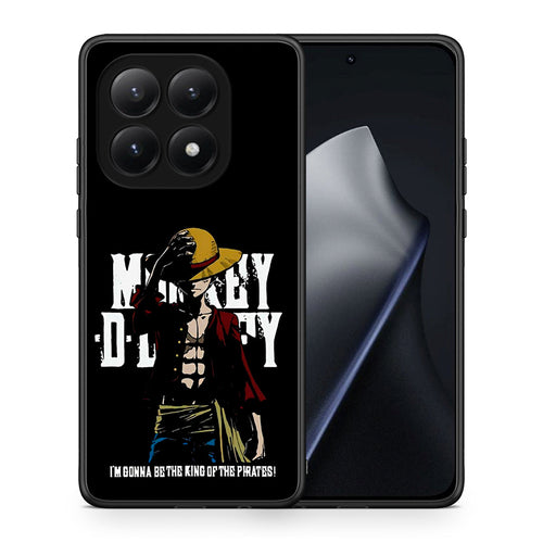 Θήκη Xiaomi 15T Pirate King από τη Smartfits με σχέδιο στο πίσω μέρος και μαύρο περίβλημα | Xiaomi 15T Pirate King case with colorful back and black bezels