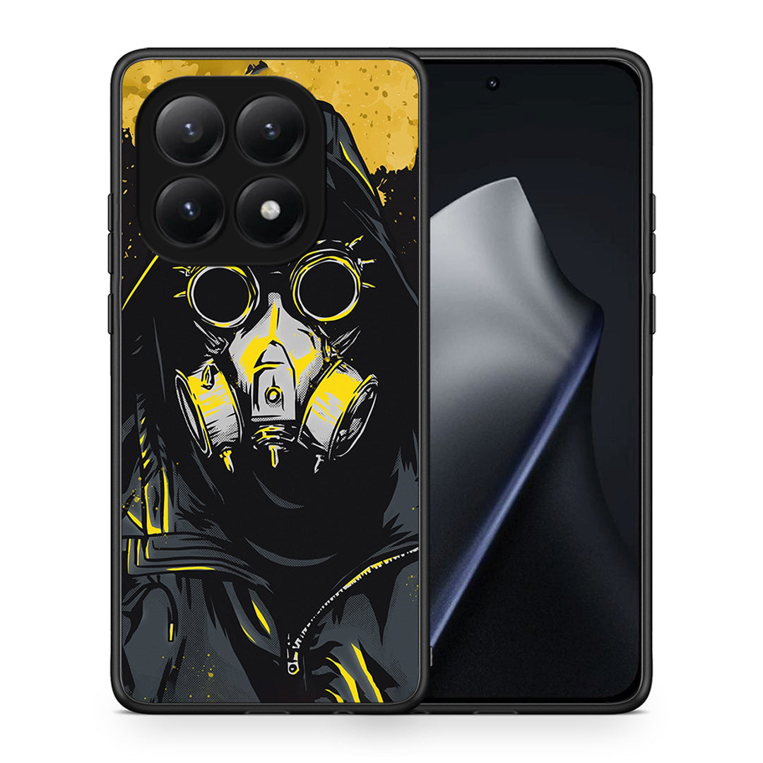 Θήκη Xiaomi 15T Mask PopArt από τη Smartfits με σχέδιο στο πίσω μέρος και μαύρο περίβλημα | Xiaomi 15T Mask PopArt case with colorful back and black bezels