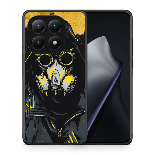 Θήκη Xiaomi 15T Mask PopArt από τη Smartfits με σχέδιο στο πίσω μέρος και μαύρο περίβλημα | Xiaomi 15T Mask PopArt case with colorful back and black bezels