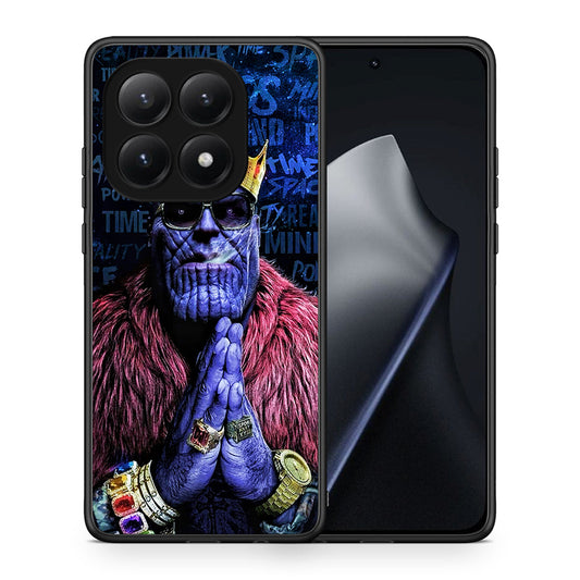 Θήκη Xiaomi 15T Thanos PopArt από τη Smartfits με σχέδιο στο πίσω μέρος και μαύρο περίβλημα | Xiaomi 15T Thanos PopArt case with colorful back and black bezels