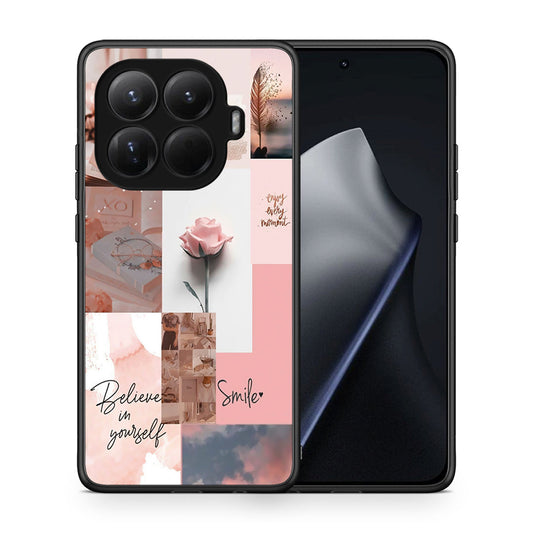 Θήκη Xiaomi 15T Pro Aesthetic Collage από τη Smartfits με σχέδιο στο πίσω μέρος και μαύρο περίβλημα | Xiaomi 15T Pro Aesthetic Collage case with colorful back and black bezels