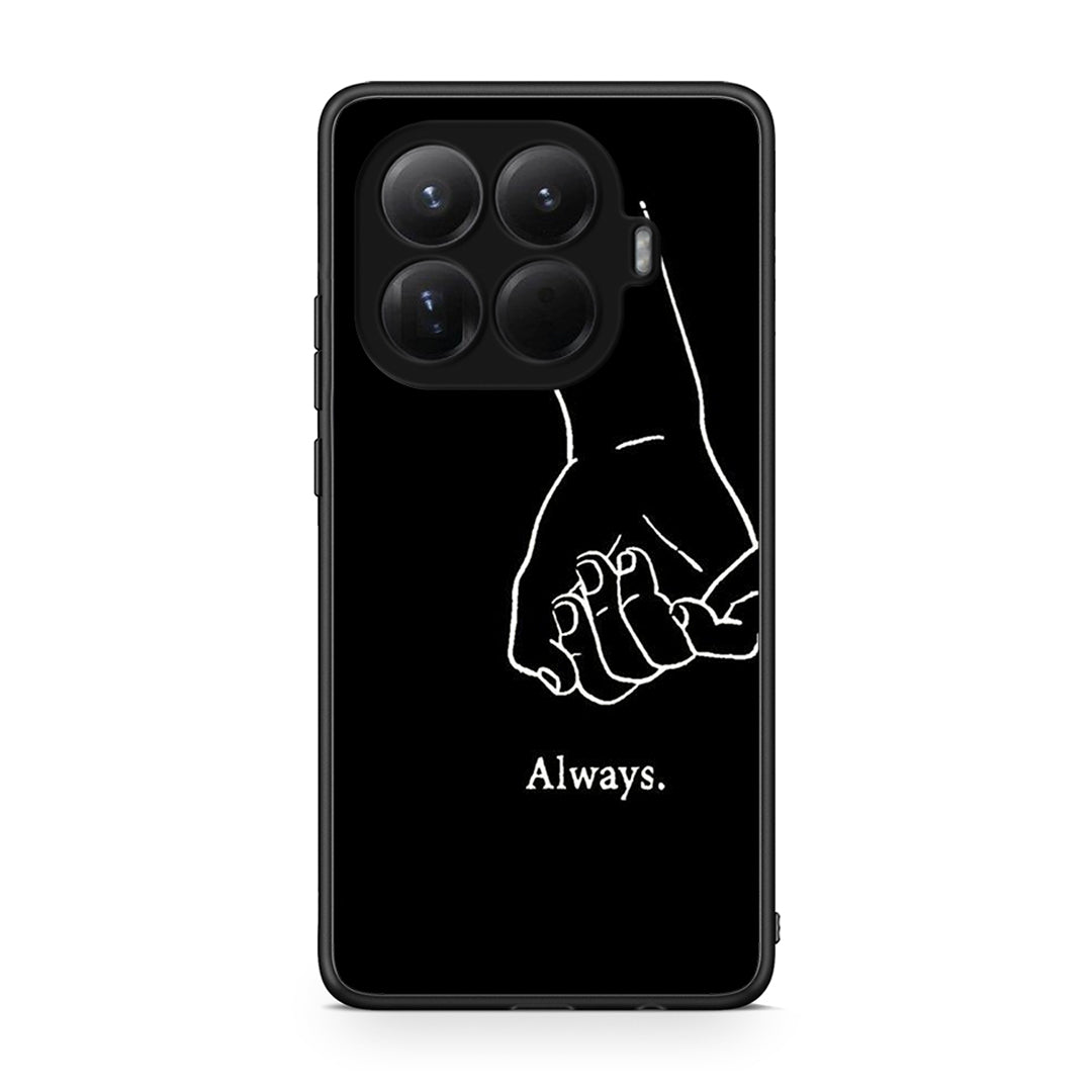 Xiaomi 15T Pro Always & Forever 1 Θήκη Αγίου Βαλεντίνου από τη Smartfits με σχέδιο στο πίσω μέρος και μαύρο περίβλημα | Smartphone case with colorful back and black bezels by Smartfits
