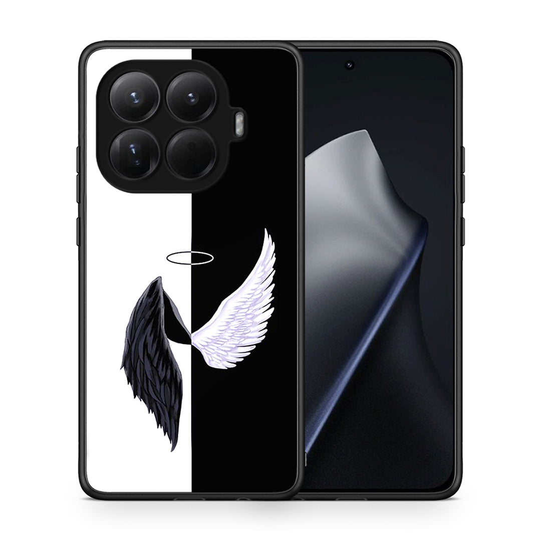 Θήκη Xiaomi 15T Pro Angels Demons από τη Smartfits με σχέδιο στο πίσω μέρος και μαύρο περίβλημα | Xiaomi 15T Pro Angels Demons case with colorful back and black bezels