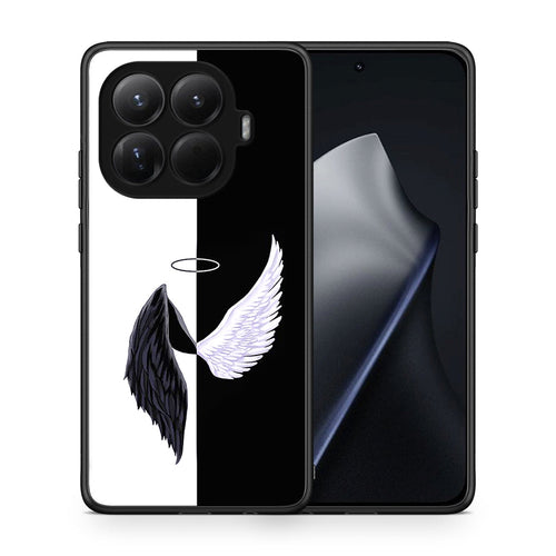 Θήκη Xiaomi 15T Pro Angels Demons από τη Smartfits με σχέδιο στο πίσω μέρος και μαύρο περίβλημα | Xiaomi 15T Pro Angels Demons case with colorful back and black bezels