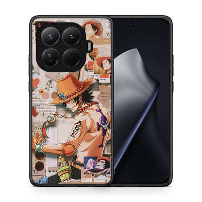 Θήκη Xiaomi 15T Pro Anime Collage από τη Smartfits με σχέδιο στο πίσω μέρος και μαύρο περίβλημα | Xiaomi 15T Pro Anime Collage case with colorful back and black bezels