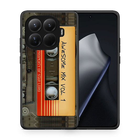 Θήκη Xiaomi 15T Pro Awesome Mix από τη Smartfits με σχέδιο στο πίσω μέρος και μαύρο περίβλημα | Xiaomi 15T Pro Awesome Mix case with colorful back and black bezels