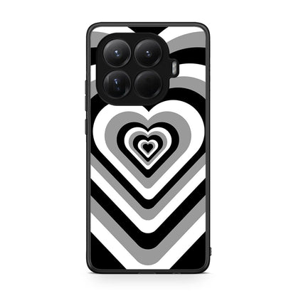 Xiaomi 15T Pro Black Hearts θήκη από τη Smartfits με σχέδιο στο πίσω μέρος και μαύρο περίβλημα | Smartphone case with colorful back and black bezels by Smartfits