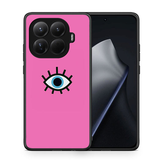 Θήκη Xiaomi 15T Pro Blue Eye Pink από τη Smartfits με σχέδιο στο πίσω μέρος και μαύρο περίβλημα | Xiaomi 15T Pro Blue Eye Pink case with colorful back and black bezels