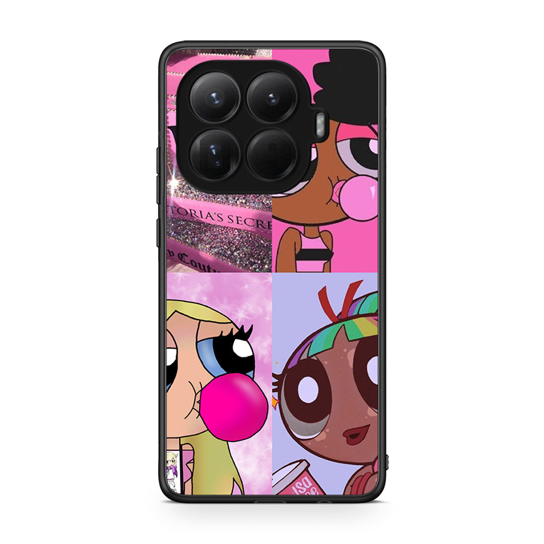Xiaomi 15T Pro Bubble Girls Θήκη Αγίου Βαλεντίνου από τη Smartfits με σχέδιο στο πίσω μέρος και μαύρο περίβλημα | Smartphone case with colorful back and black bezels by Smartfits