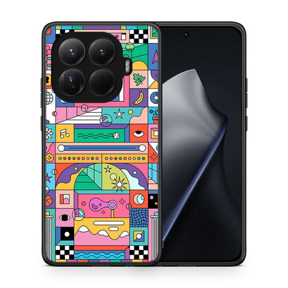 Θήκη Xiaomi 15T Pro Bubbles Soap από τη Smartfits με σχέδιο στο πίσω μέρος και μαύρο περίβλημα | Xiaomi 15T Pro Bubbles Soap case with colorful back and black bezels