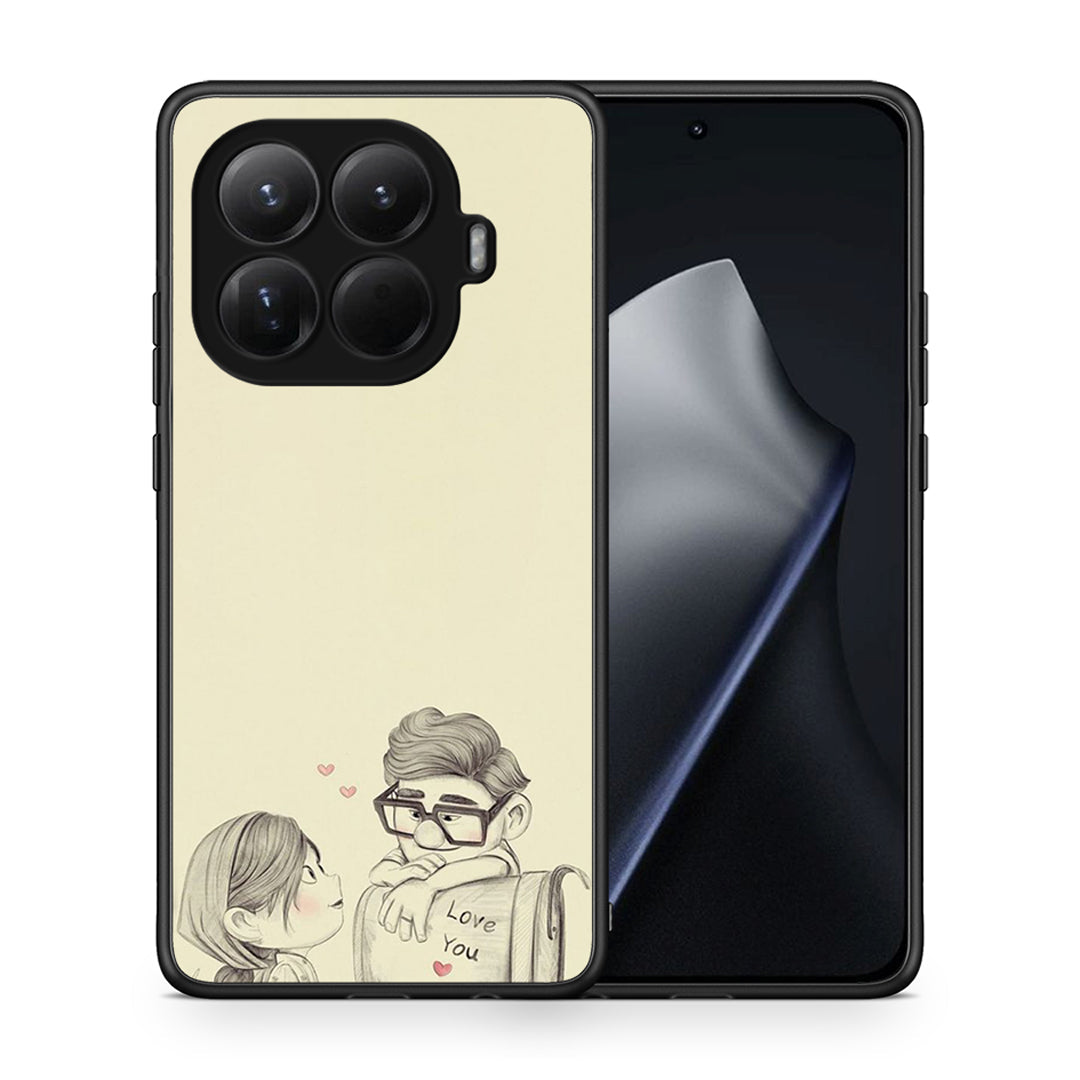 Θήκη Xiaomi 15T Pro Carl And Ellie από τη Smartfits με σχέδιο στο πίσω μέρος και μαύρο περίβλημα | Xiaomi 15T Pro Carl And Ellie case with colorful back and black bezels