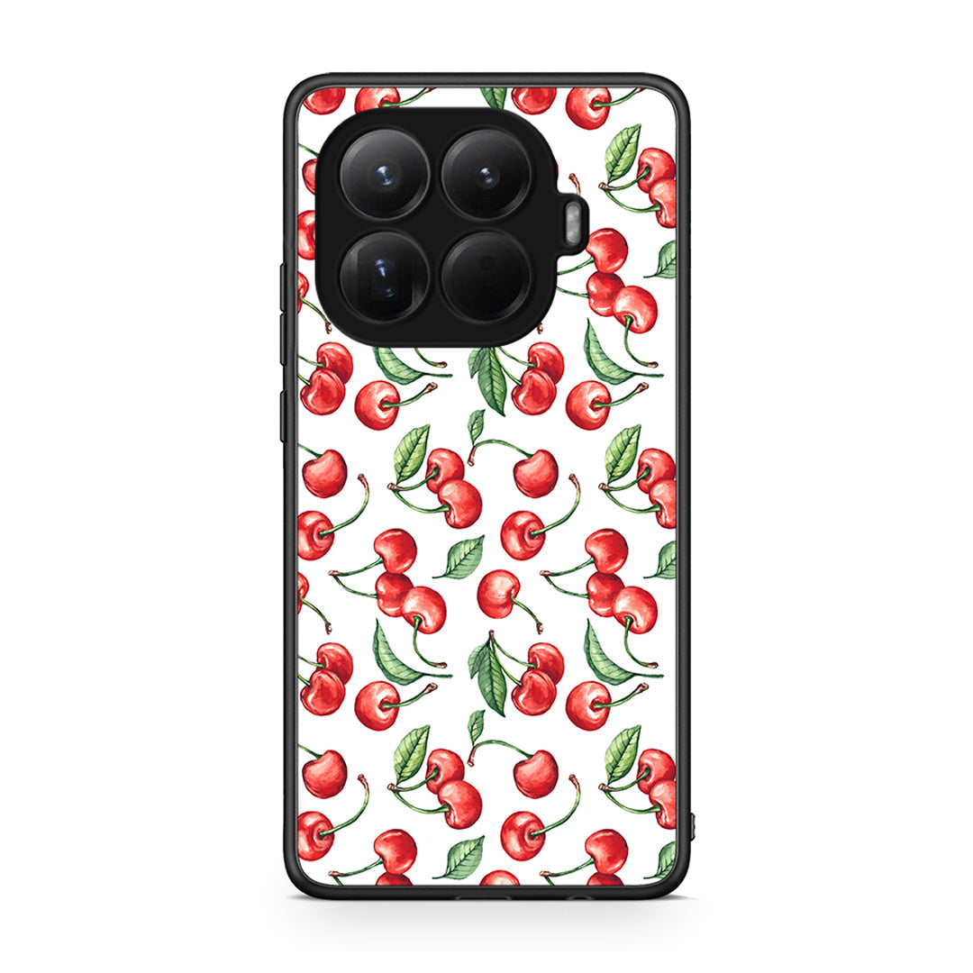 Xiaomi 15T Pro Cherry Summer θήκη από τη Smartfits με σχέδιο στο πίσω μέρος και μαύρο περίβλημα | Smartphone case with colorful back and black bezels by Smartfits