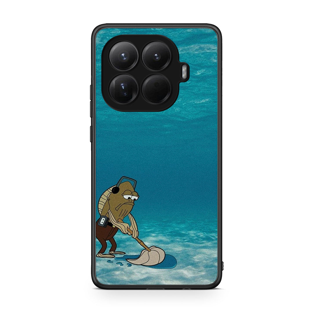 Xiaomi 15T Pro Clean The Ocean Θήκη από τη Smartfits με σχέδιο στο πίσω μέρος και μαύρο περίβλημα | Smartphone case with colorful back and black bezels by Smartfits