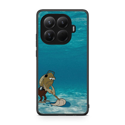 Xiaomi 15T Pro Clean The Ocean Θήκη από τη Smartfits με σχέδιο στο πίσω μέρος και μαύρο περίβλημα | Smartphone case with colorful back and black bezels by Smartfits