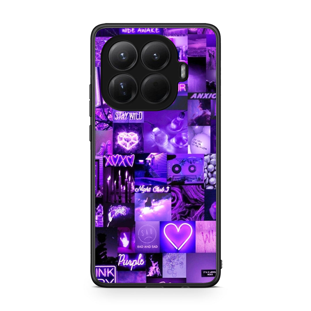Xiaomi 15T Pro Collage Stay Wild Θήκη Αγίου Βαλεντίνου από τη Smartfits με σχέδιο στο πίσω μέρος και μαύρο περίβλημα | Smartphone case with colorful back and black bezels by Smartfits