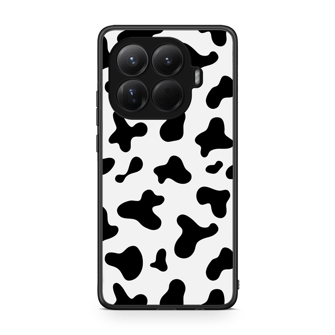 Xiaomi 15T Pro Cow Print θήκη από τη Smartfits με σχέδιο στο πίσω μέρος και μαύρο περίβλημα | Smartphone case with colorful back and black bezels by Smartfits