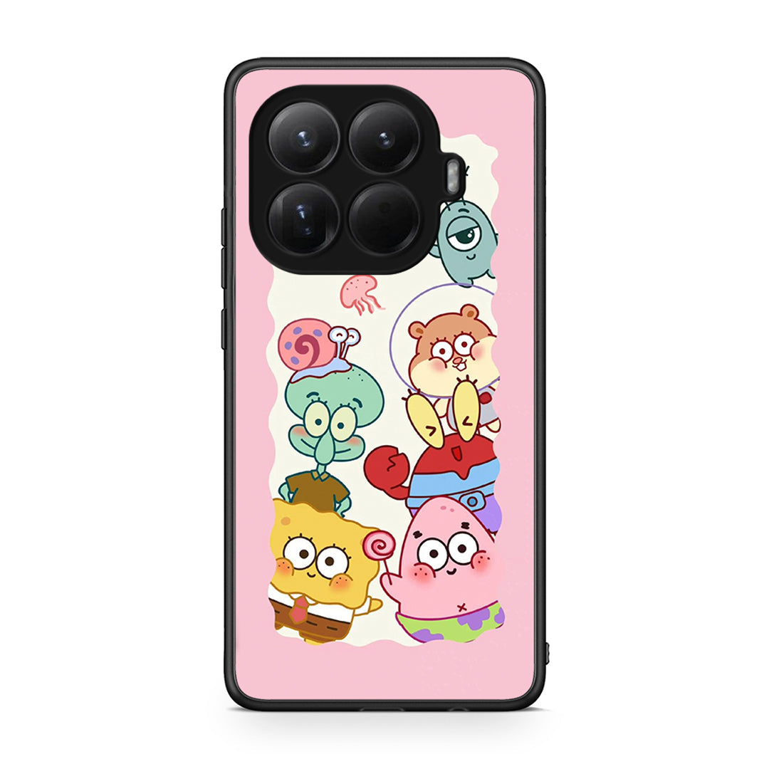 Xiaomi 15T Pro Cute Companion θήκη από τη Smartfits με σχέδιο στο πίσω μέρος και μαύρο περίβλημα | Smartphone case with colorful back and black bezels by Smartfits