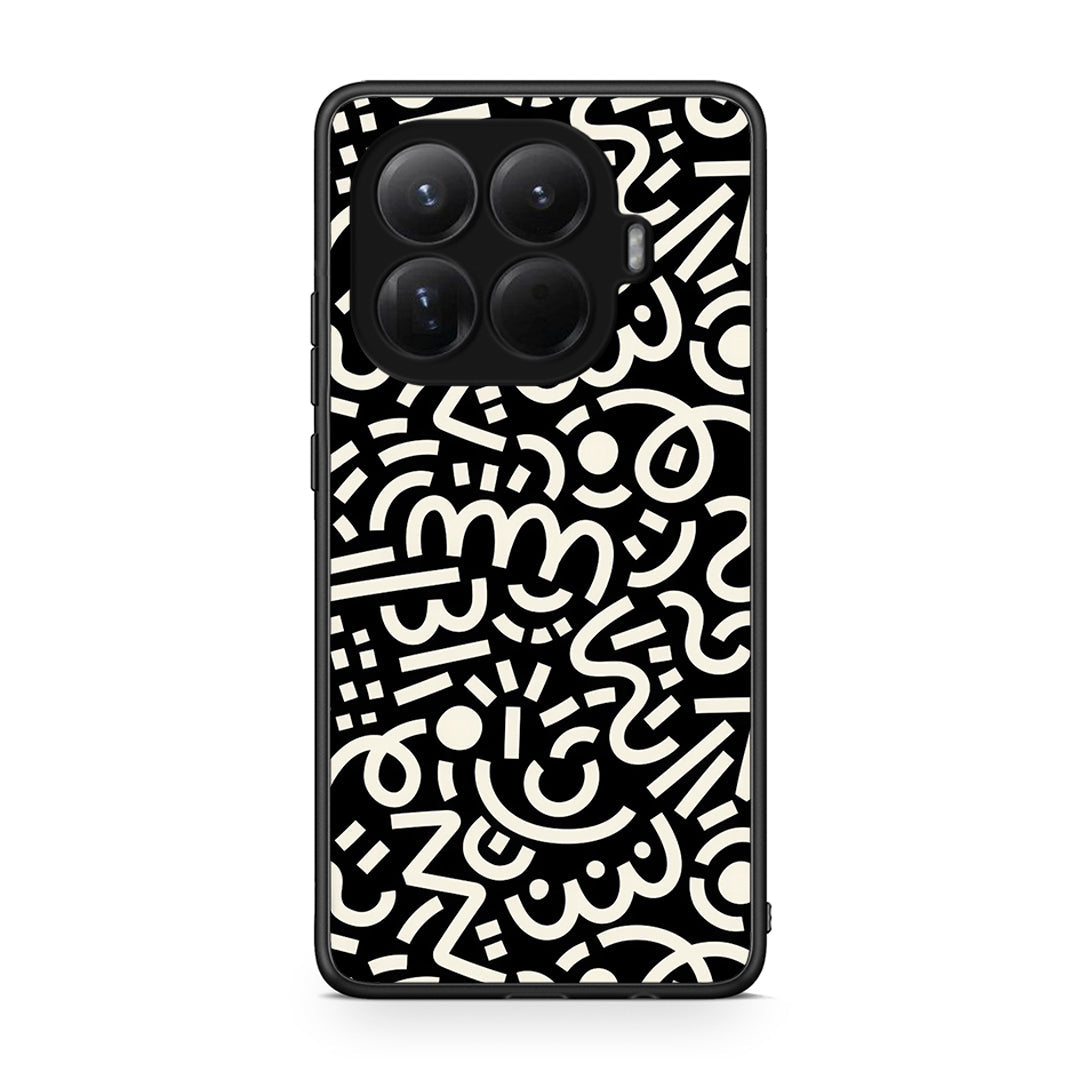 Xiaomi 15T Pro Doodle Art Θήκη από τη Smartfits με σχέδιο στο πίσω μέρος και μαύρο περίβλημα | Smartphone case with colorful back and black bezels by Smartfits