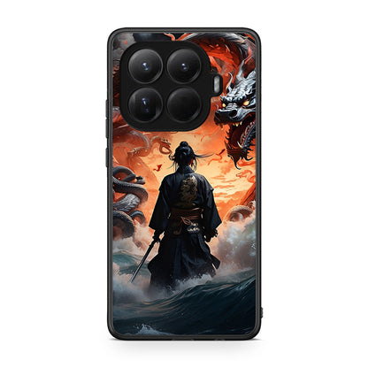 Xiaomi 15T Pro Dragons Fight θήκη από τη Smartfits με σχέδιο στο πίσω μέρος και μαύρο περίβλημα | Smartphone case with colorful back and black bezels by Smartfits