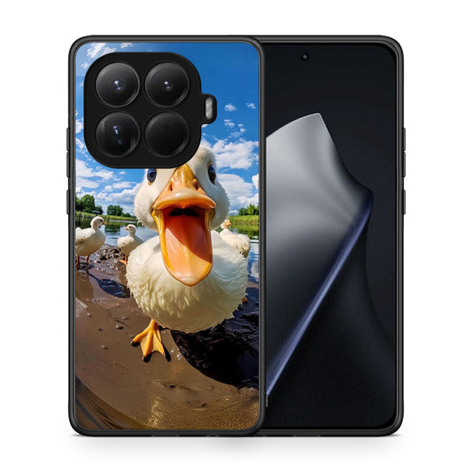 Θήκη Xiaomi 15T Pro Duck Face από τη Smartfits με σχέδιο στο πίσω μέρος και μαύρο περίβλημα | Xiaomi 15T Pro Duck Face case with colorful back and black bezels