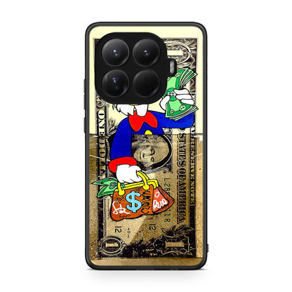 Xiaomi 15T Pro Duck Money Θήκη από τη Smartfits με σχέδιο στο πίσω μέρος και μαύρο περίβλημα | Smartphone case with colorful back and black bezels by Smartfits