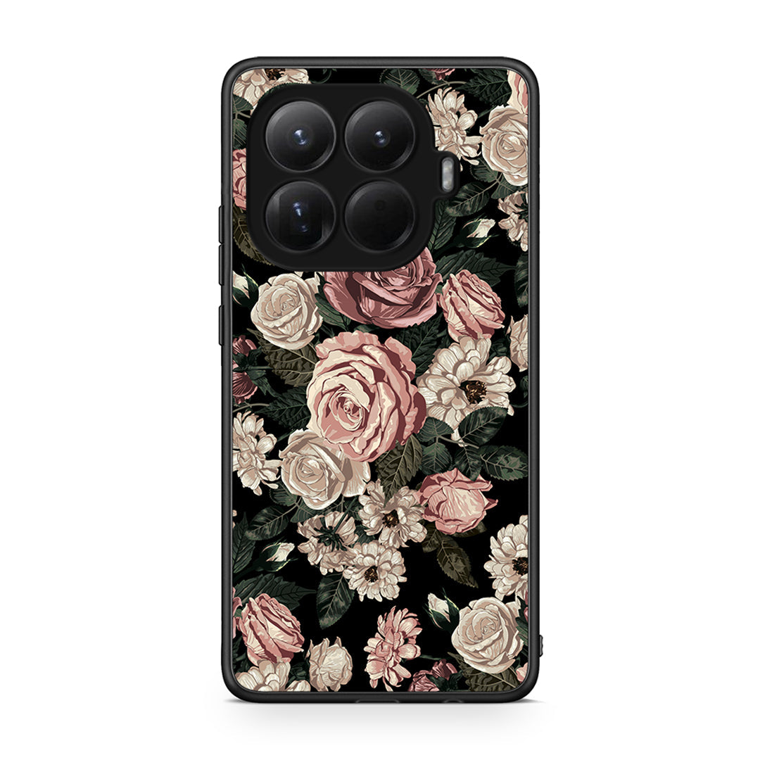4 - Xiaomi 15T Pro Wild Roses Flower case, cover, bumper