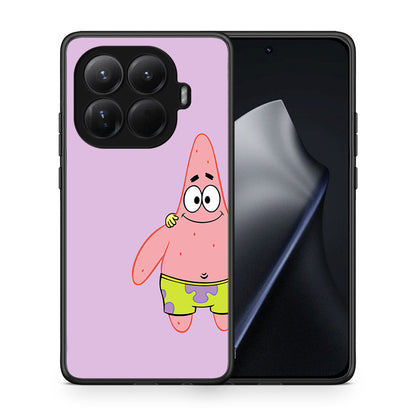 Θήκη Xiaomi 15T Pro Friends Patrick από τη Smartfits με σχέδιο στο πίσω μέρος και μαύρο περίβλημα | Xiaomi 15T Pro Friends Patrick case with colorful back and black bezels