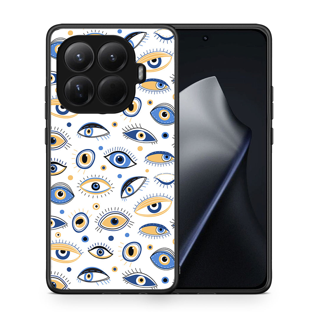 Θήκη Xiaomi 15T Pro Ftou Ftou από τη Smartfits με σχέδιο στο πίσω μέρος και μαύρο περίβλημα | Xiaomi 15T Pro Ftou Ftou case with colorful back and black bezels