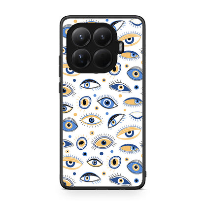 Xiaomi 15T Pro Ftou Ftou θήκη από τη Smartfits με σχέδιο στο πίσω μέρος και μαύρο περίβλημα | Smartphone case with colorful back and black bezels by Smartfits