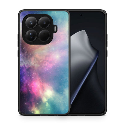 Θήκη Xiaomi 15T Pro Rainbow Galaxy από τη Smartfits με σχέδιο στο πίσω μέρος και μαύρο περίβλημα | Xiaomi 15T Pro Rainbow Galaxy case with colorful back and black bezels