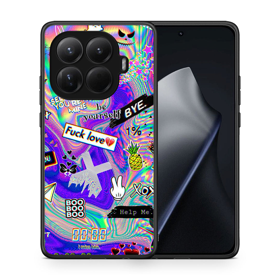 Θήκη Xiaomi 15T Pro Game Over από τη Smartfits με σχέδιο στο πίσω μέρος και μαύρο περίβλημα | Xiaomi 15T Pro Game Over case with colorful back and black bezels