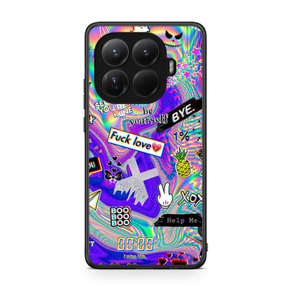 Xiaomi 15T Pro Game Over θήκη από τη Smartfits με σχέδιο στο πίσω μέρος και μαύρο περίβλημα | Smartphone case with colorful back and black bezels by Smartfits