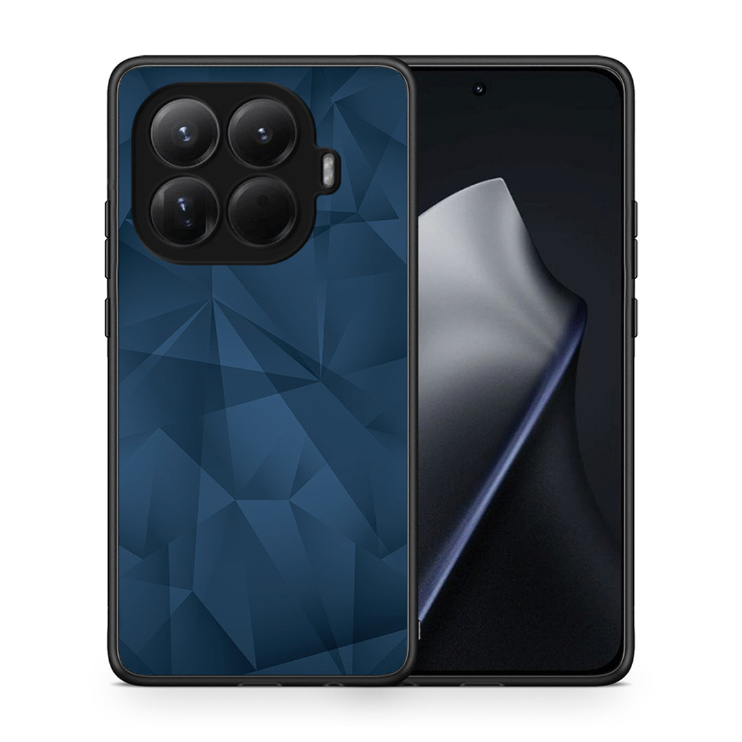 Θήκη Xiaomi 15T Pro Blue Abstract Geometric από τη Smartfits με σχέδιο στο πίσω μέρος και μαύρο περίβλημα | Xiaomi 15T Pro Blue Abstract Geometric case with colorful back and black bezels
