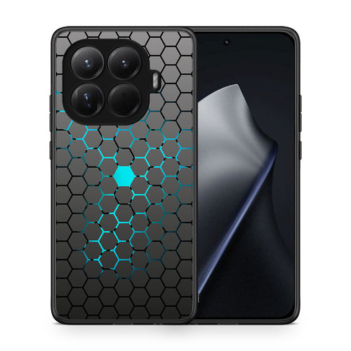 Θήκη Xiaomi 15T Pro Hexagonal Geometric από τη Smartfits με σχέδιο στο πίσω μέρος και μαύρο περίβλημα | Xiaomi 15T Pro Hexagonal Geometric case with colorful back and black bezels
