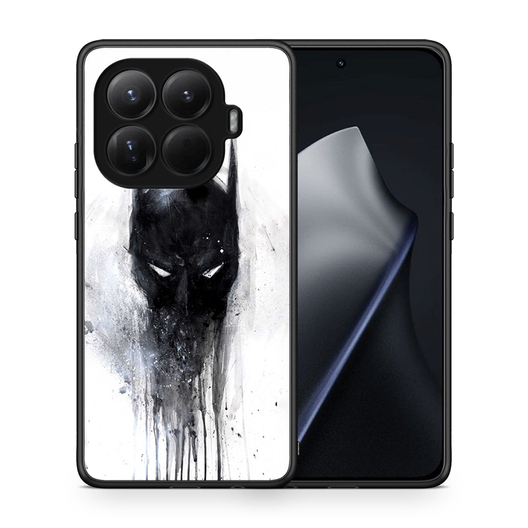 Θήκη Xiaomi 15T Pro Paint Bat Hero από τη Smartfits με σχέδιο στο πίσω μέρος και μαύρο περίβλημα | Xiaomi 15T Pro Paint Bat Hero case with colorful back and black bezels