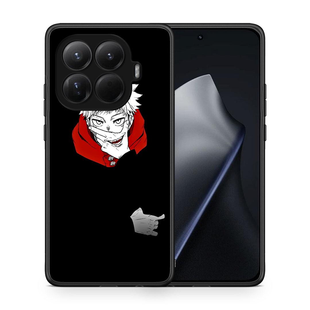Θήκη Xiaomi 15T Pro Itadori Anime από τη Smartfits με σχέδιο στο πίσω μέρος και μαύρο περίβλημα | Xiaomi 15T Pro Itadori Anime case with colorful back and black bezels