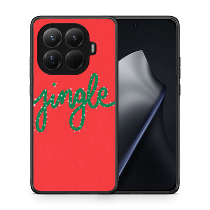 Θήκη Xiaomi 15T Pro Jingle Xmas από τη Smartfits με σχέδιο στο πίσω μέρος και μαύρο περίβλημα | Xiaomi 15T Pro Jingle Xmas case with colorful back and black bezels