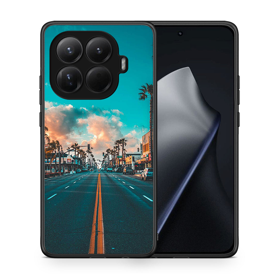 Θήκη Xiaomi 15T Pro City Landscape από τη Smartfits με σχέδιο στο πίσω μέρος και μαύρο περίβλημα | Xiaomi 15T Pro City Landscape case with colorful back and black bezels