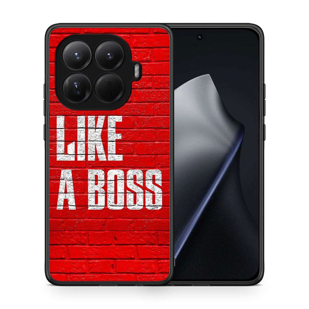 Θήκη Xiaomi 15T Pro Like A Boss από τη Smartfits με σχέδιο στο πίσω μέρος και μαύρο περίβλημα | Xiaomi 15T Pro Like A Boss case with colorful back and black bezels