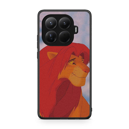 Xiaomi 15T Pro Lion Love 1 Θήκη Αγίου Βαλεντίνου από τη Smartfits με σχέδιο στο πίσω μέρος και μαύρο περίβλημα | Smartphone case with colorful back and black bezels by Smartfits