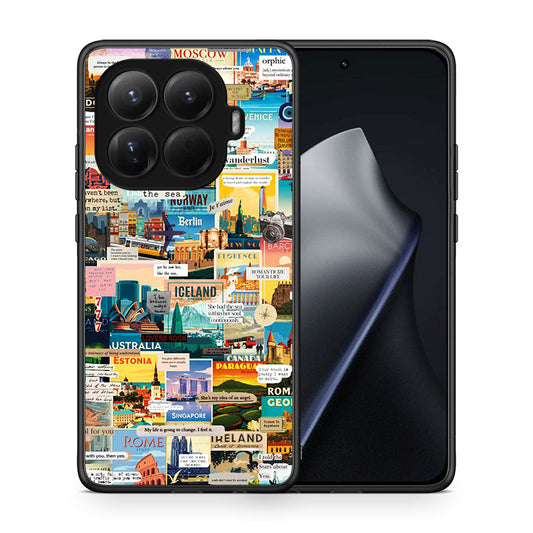 Θήκη Xiaomi 15T Pro Live To Travel από τη Smartfits με σχέδιο στο πίσω μέρος και μαύρο περίβλημα | Xiaomi 15T Pro Live To Travel case with colorful back and black bezels