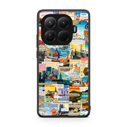 Xiaomi 15T Pro Live To Travel θήκη από τη Smartfits με σχέδιο στο πίσω μέρος και μαύρο περίβλημα | Smartphone case with colorful back and black bezels by Smartfits