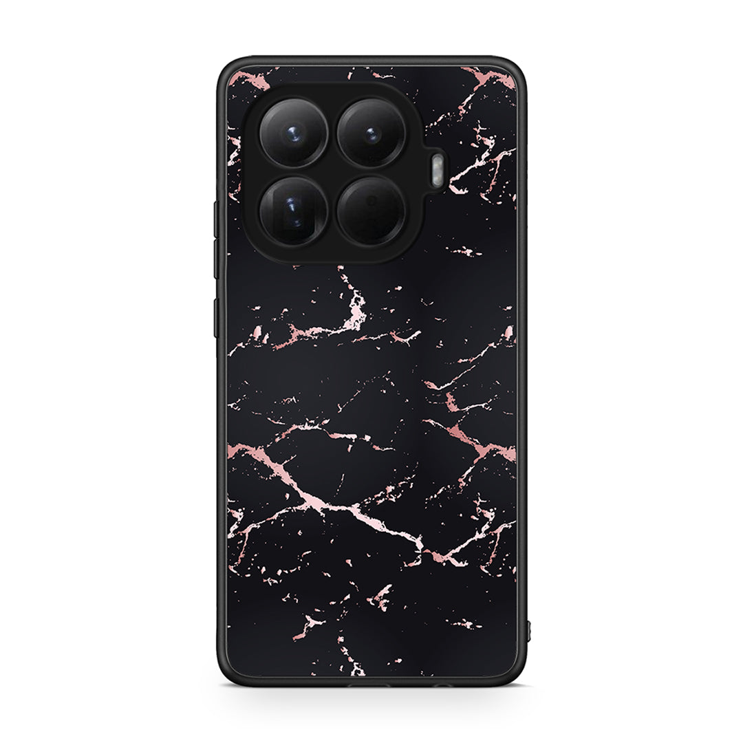 4 - Xiaomi 15T Pro Black Rosegold Marble case, cover, bumper