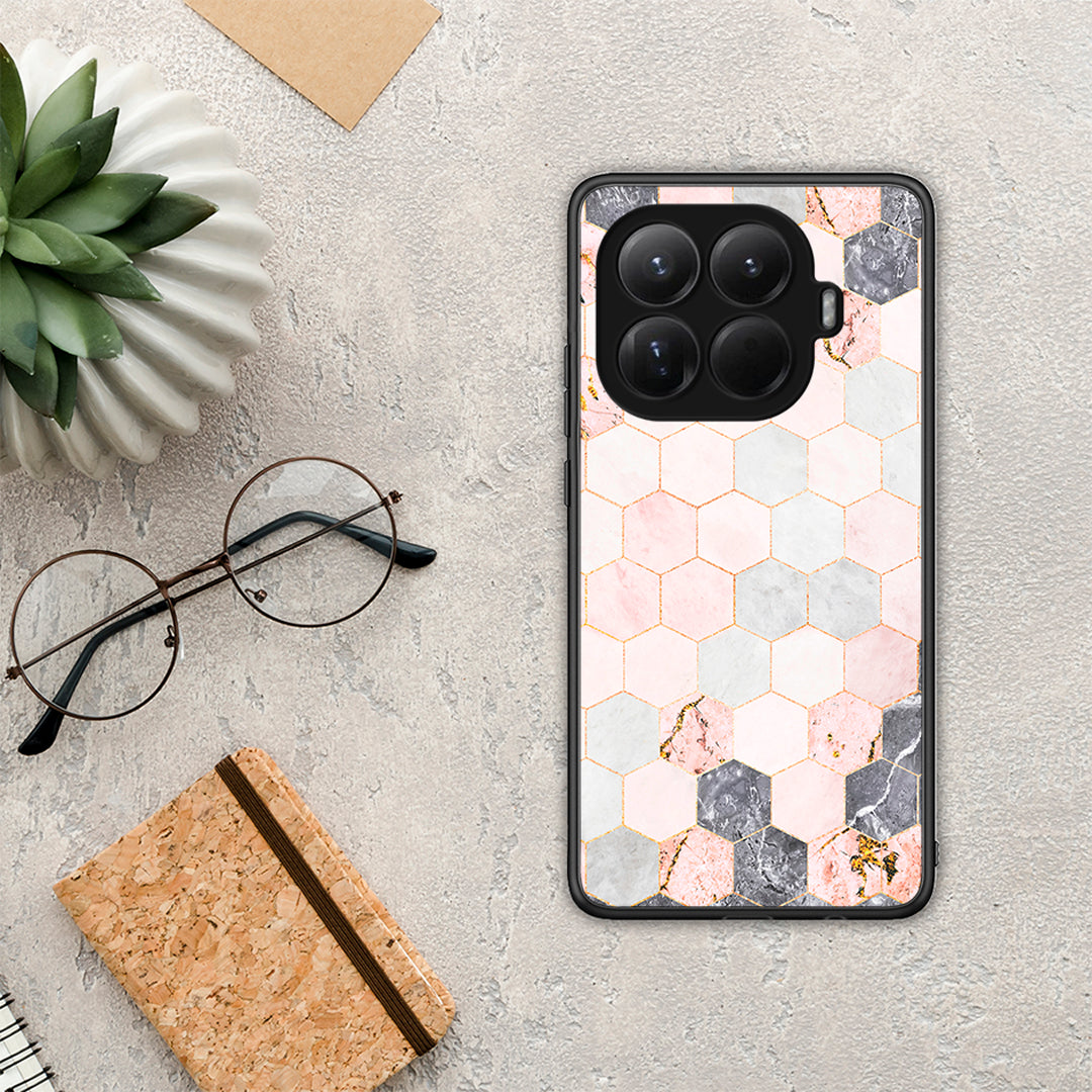 Marble Hexagon Pink - Xiaomi 15T Pro θήκη